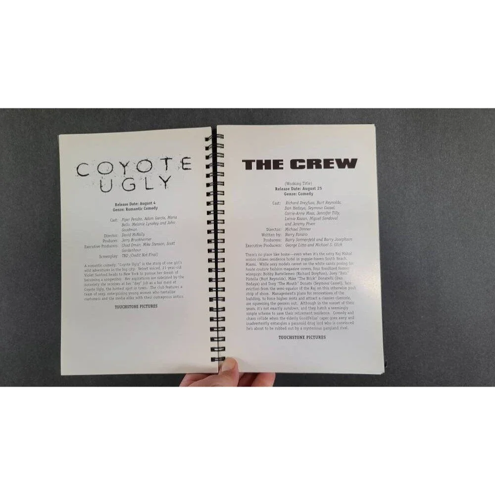 Vintage Movie-Themed Journal/Notebook